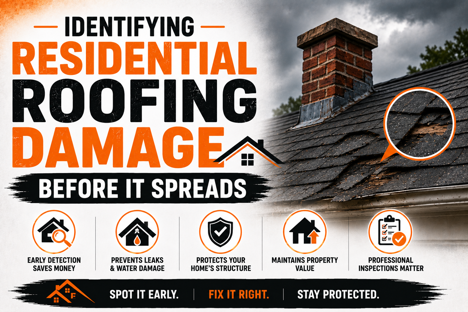 Identifying Residential Roofing Damage Before It Spreads