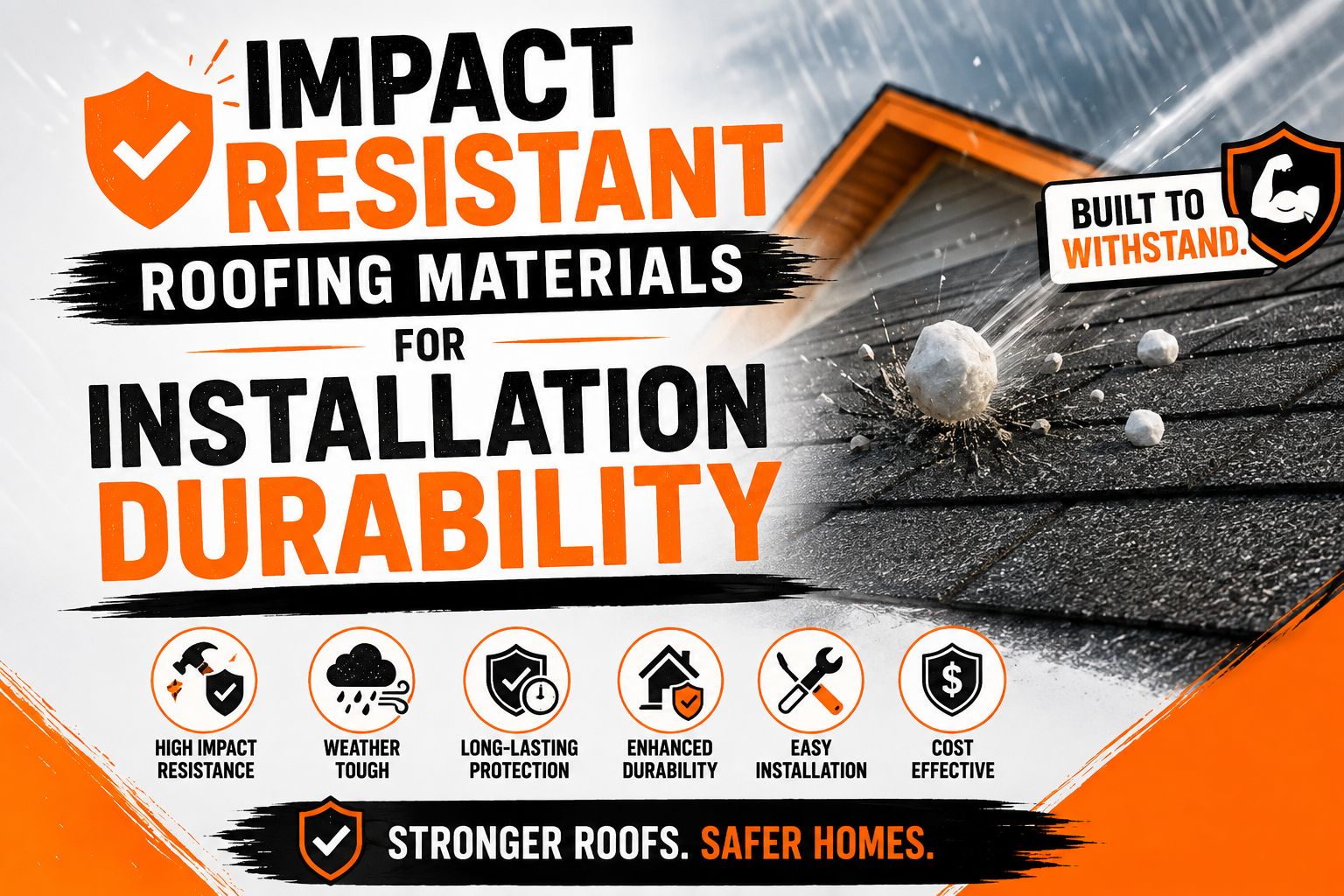 Impact Resistant Roofing Materials for Installation Durability