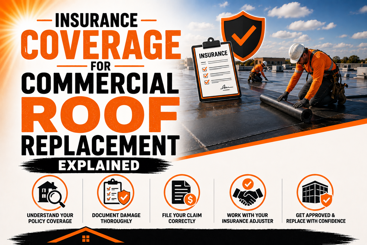 Insurance Coverage for Commercial Roof Replacement Explained