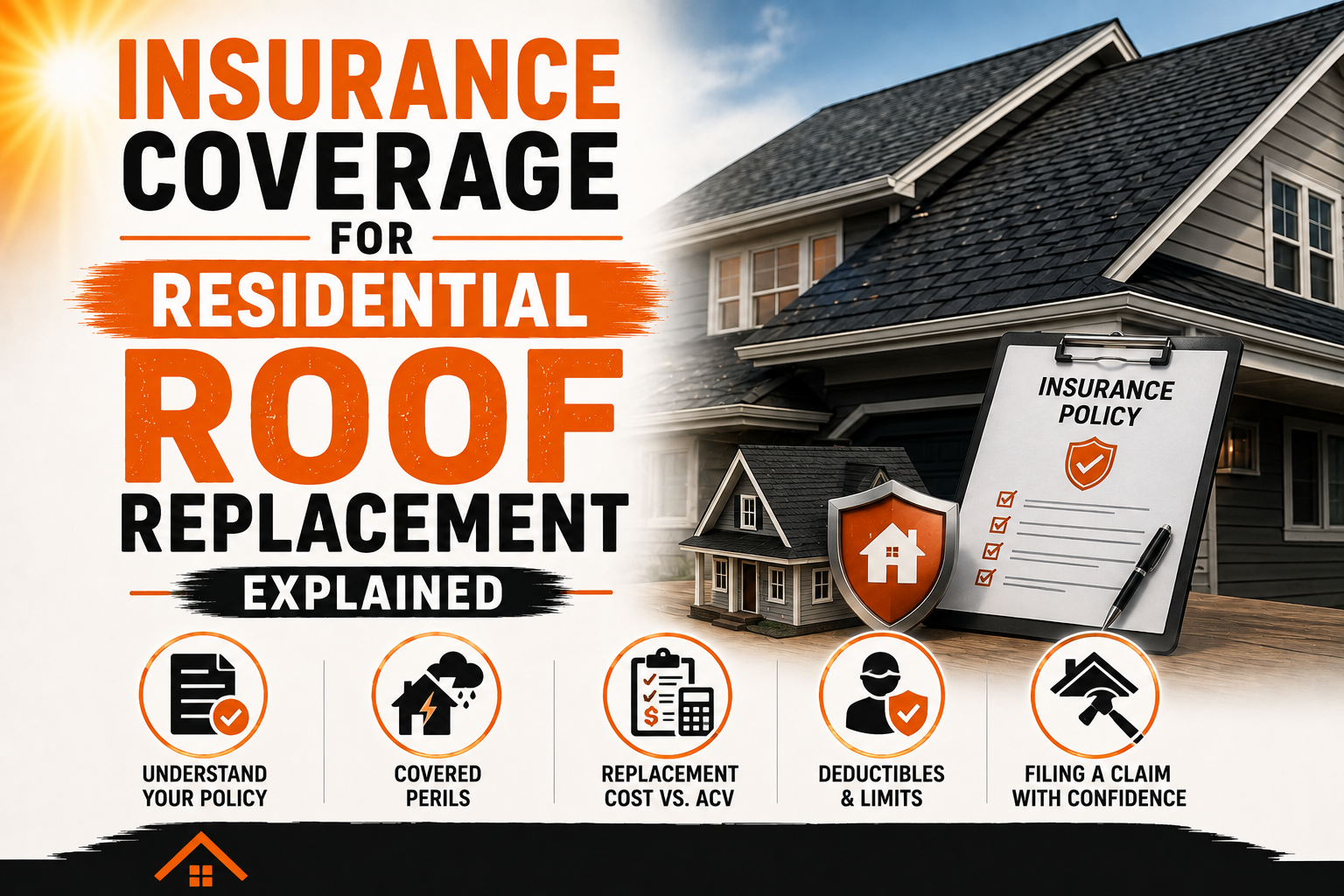 Insurance Coverage for Residential Roof Replacement Explained