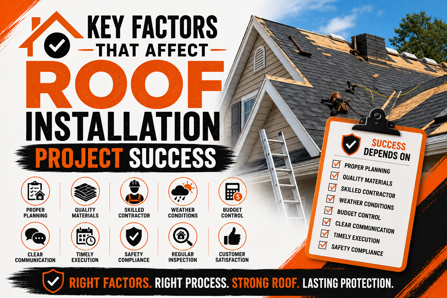 Key Factors That Affect Roof Installation Project Success
