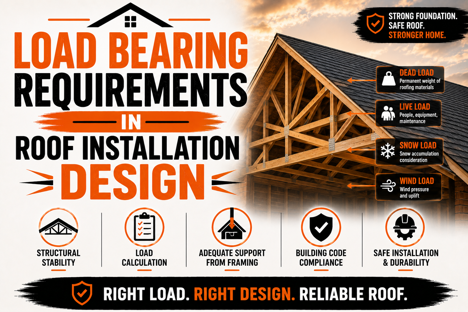 Load Bearing Requirements in Roof Installation Design