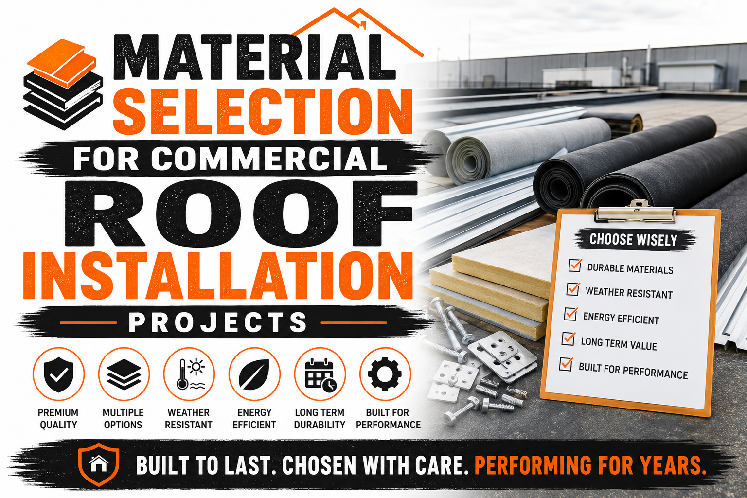 Material Selection for Commercial Roof Installation Projects