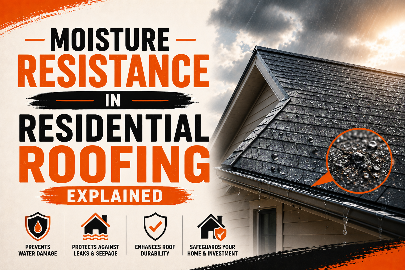 Moisture Resistance in Residential Roofing Explained