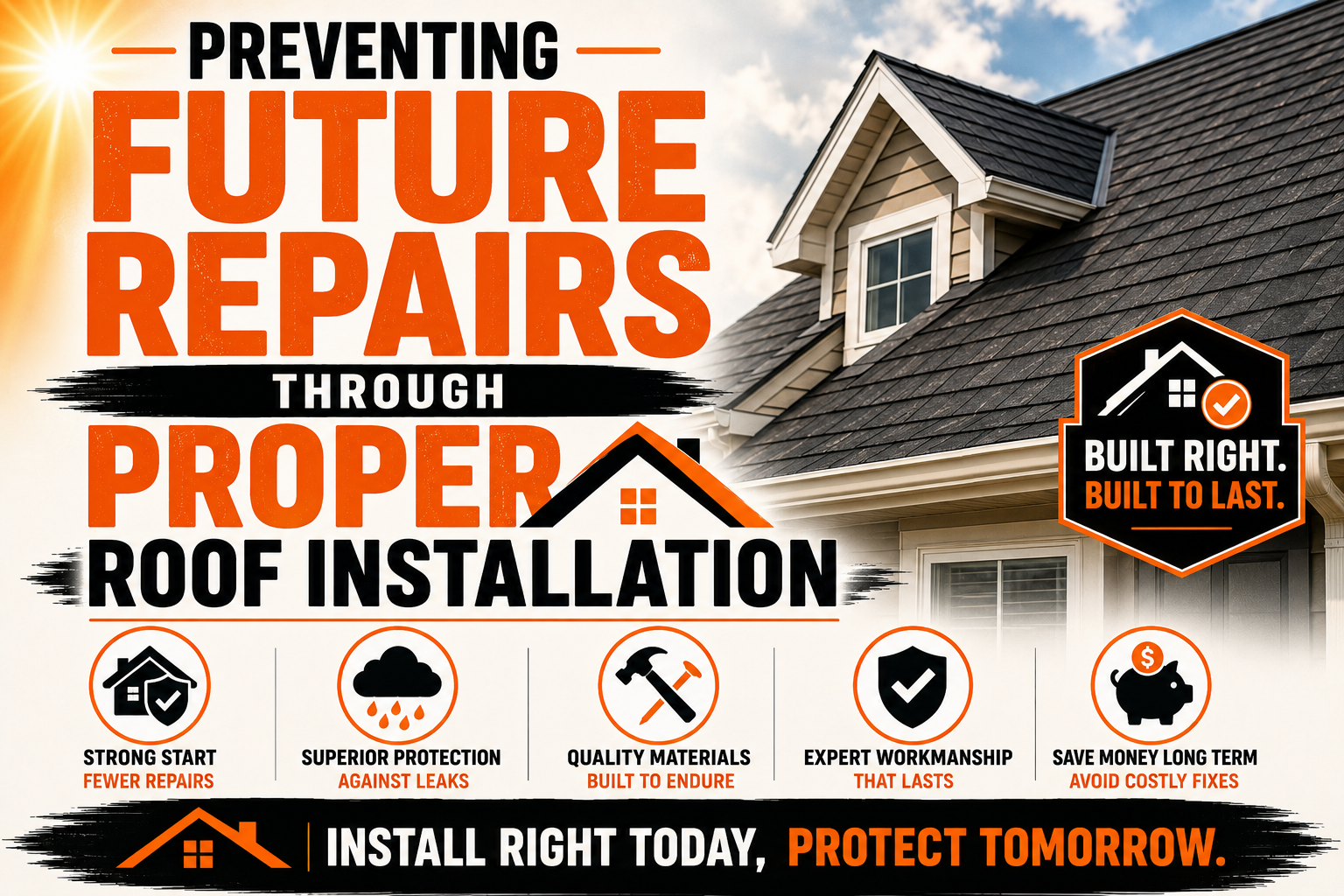 Preventing Future Repairs Through Proper Roof Installation