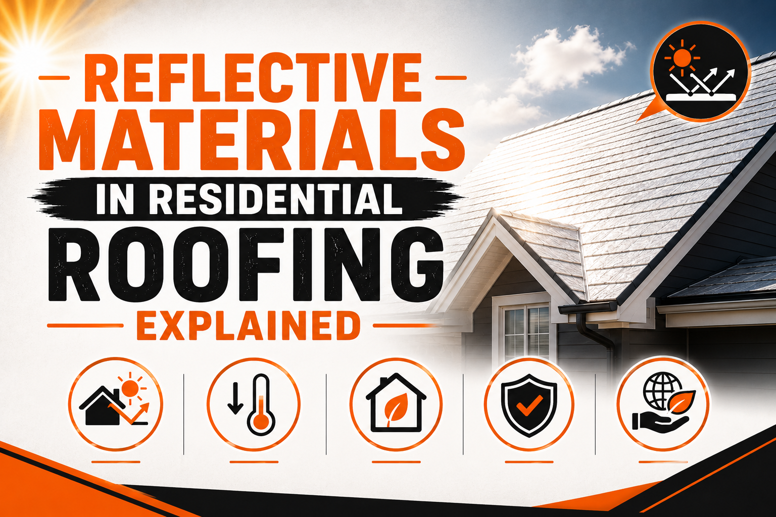 Reflective Materials in Residential Roofing Explained