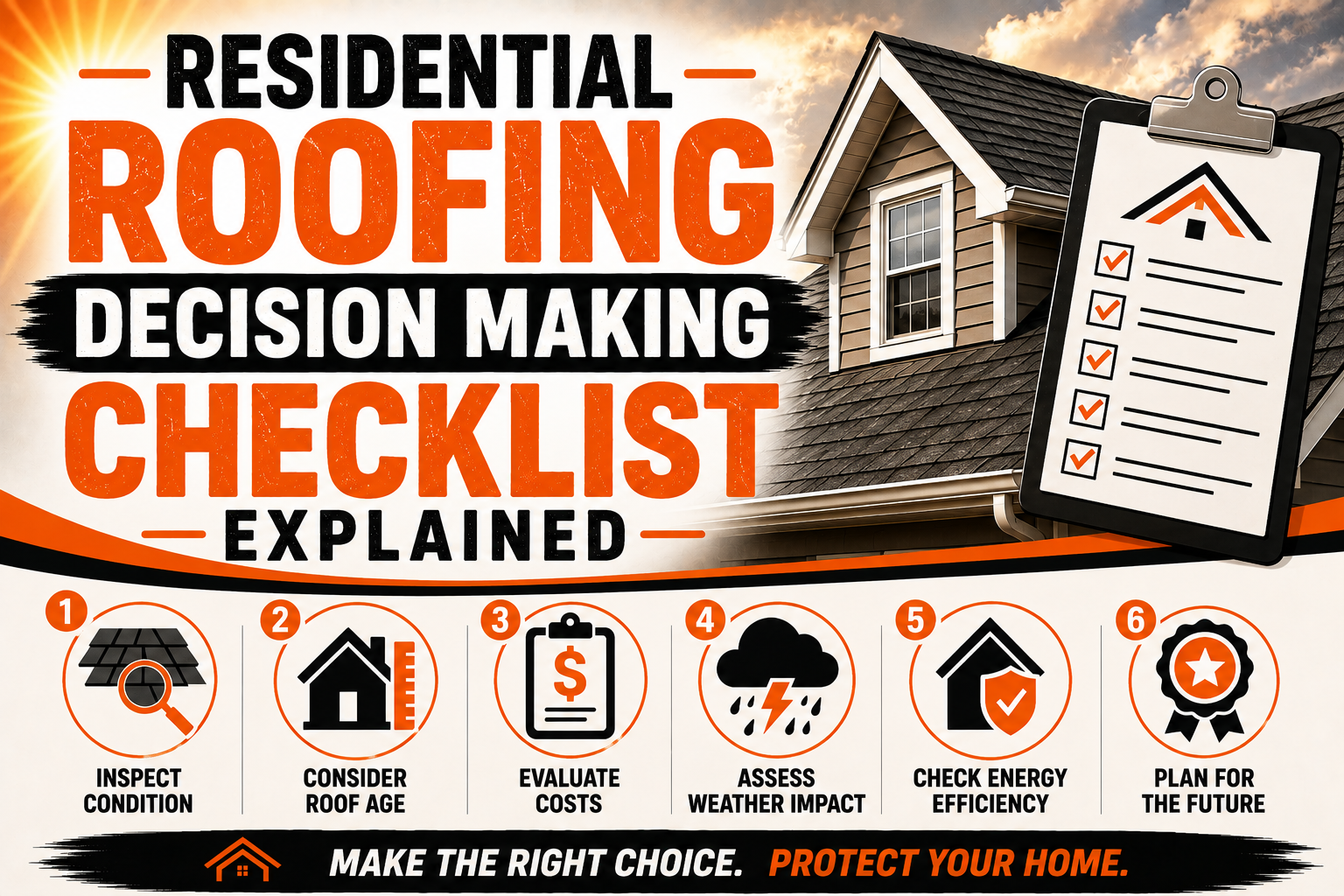 Residential Roofing Decision Making Checklist Explained