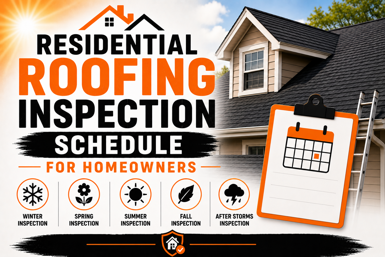 Residential Roofing Inspection Schedule for Homeowners