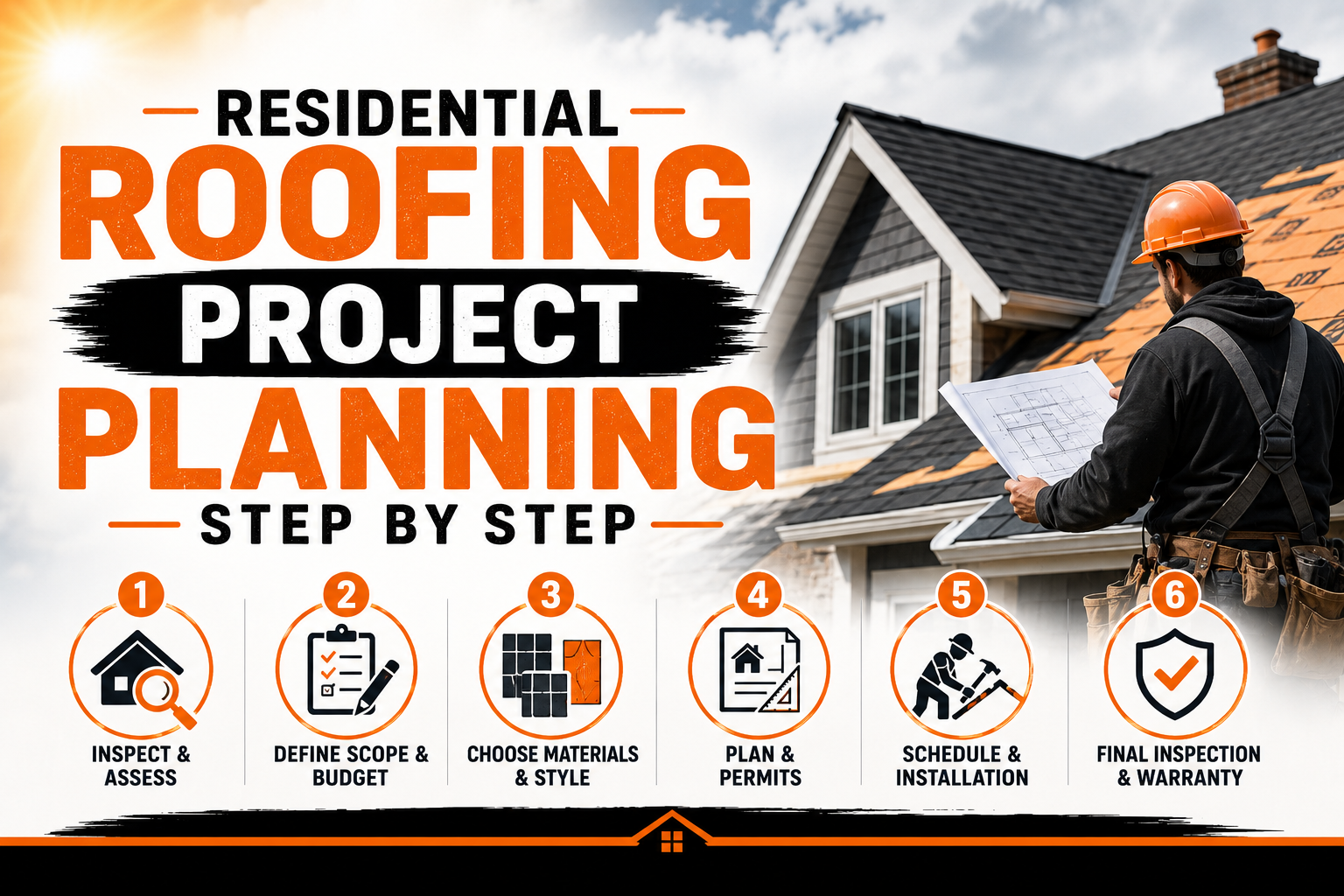 Residential Roofing Project Planning Step by Step