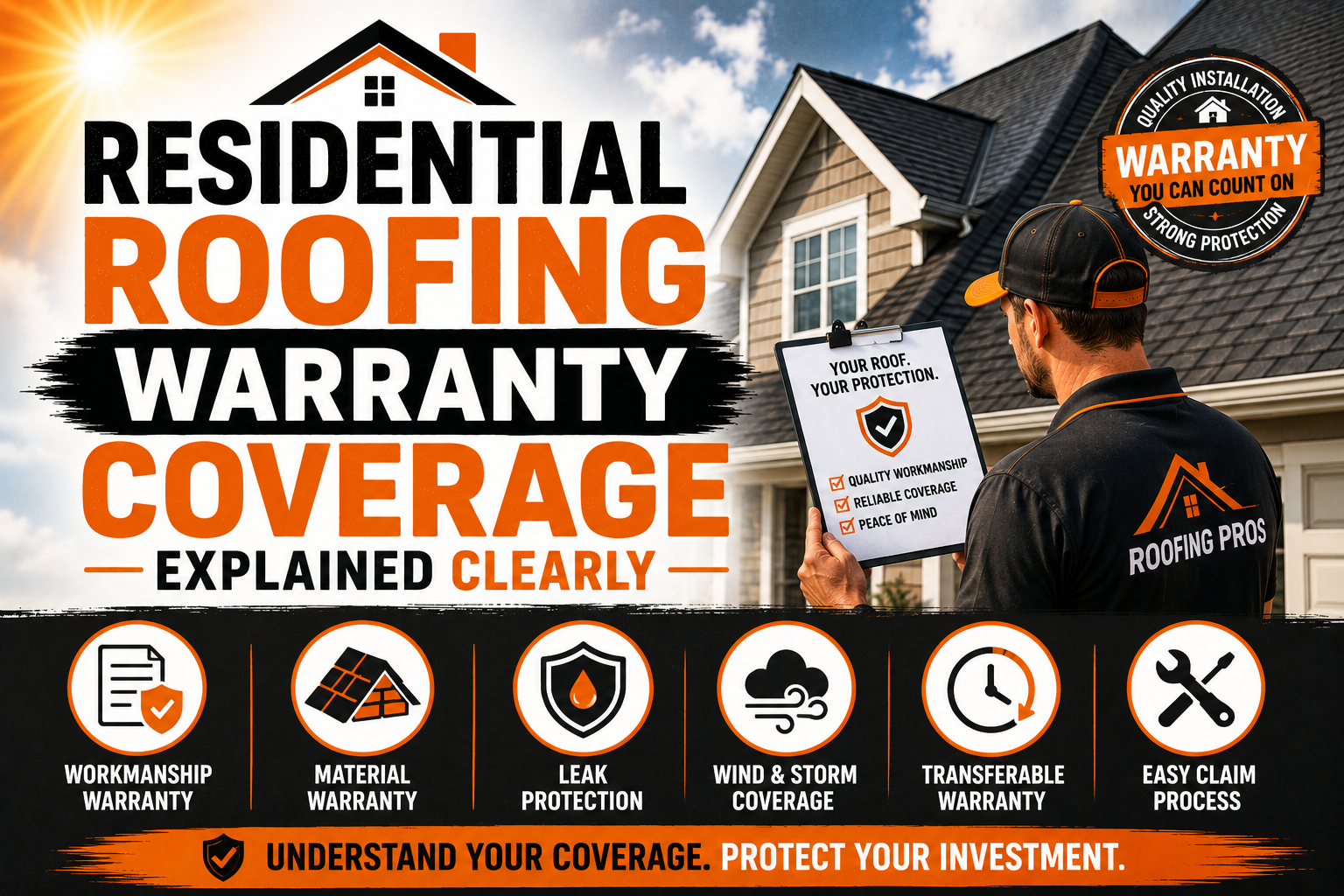Residential Roofing Warranty Coverage Explained Clearly