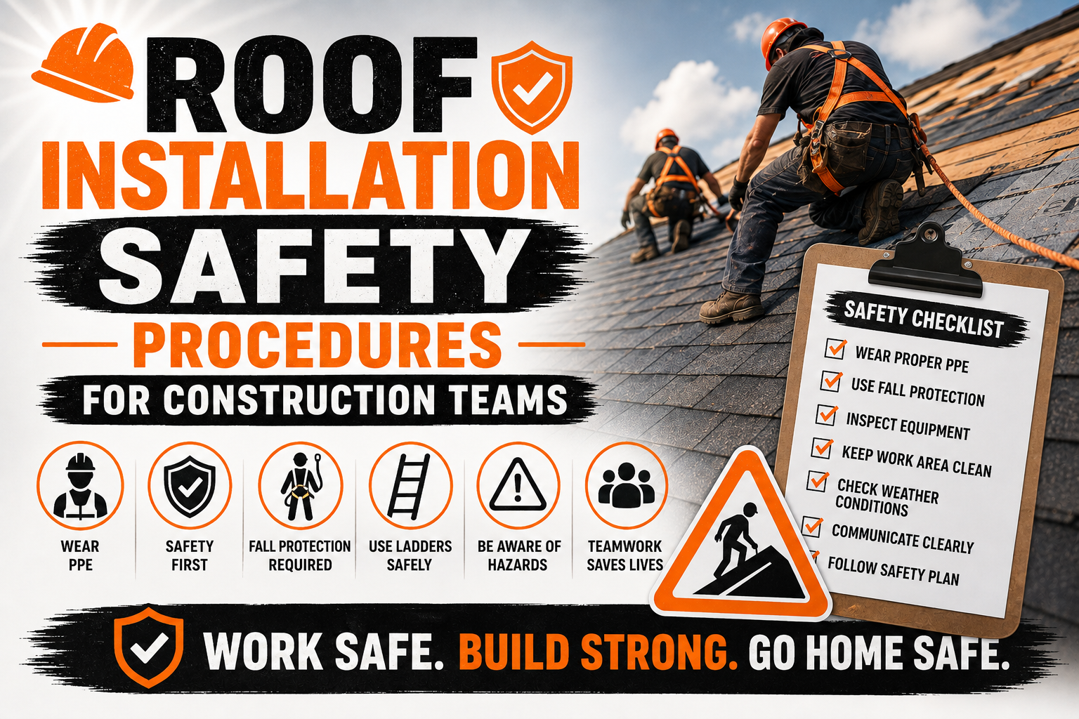 Roof Installation Safety Procedures for Construction Teams