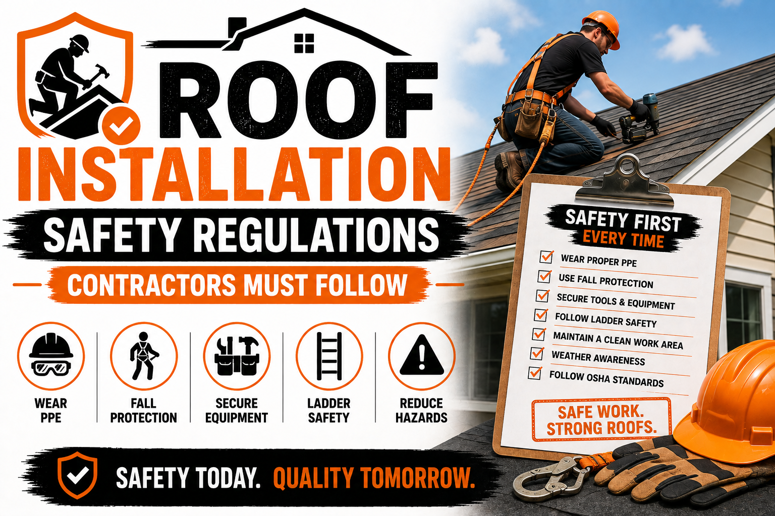 Roof Installation Safety Regulations Contractors Must Follow