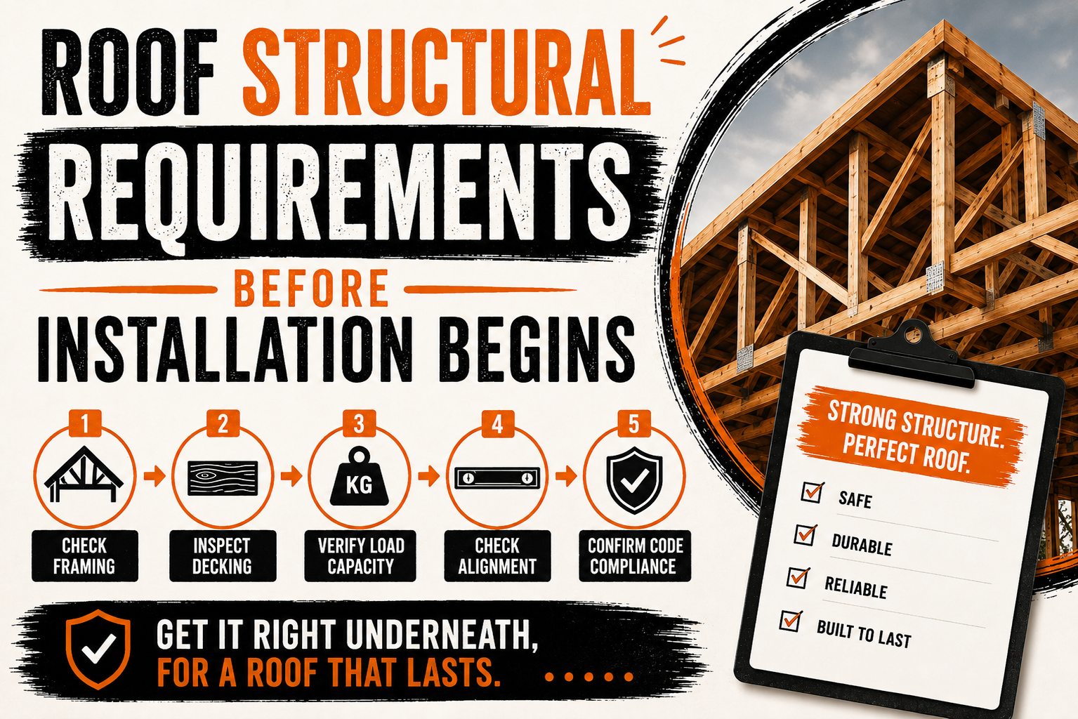 Roof Structural Requirements Before Installation Begins