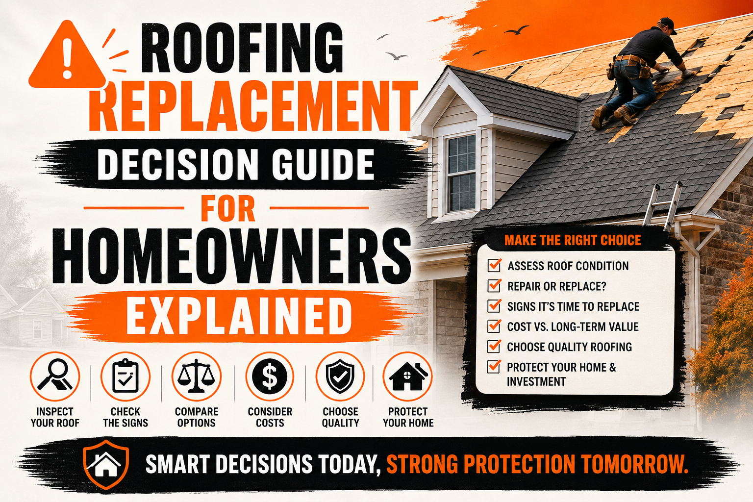 Roofing Replacement Decision Guide for Homeowners Explained