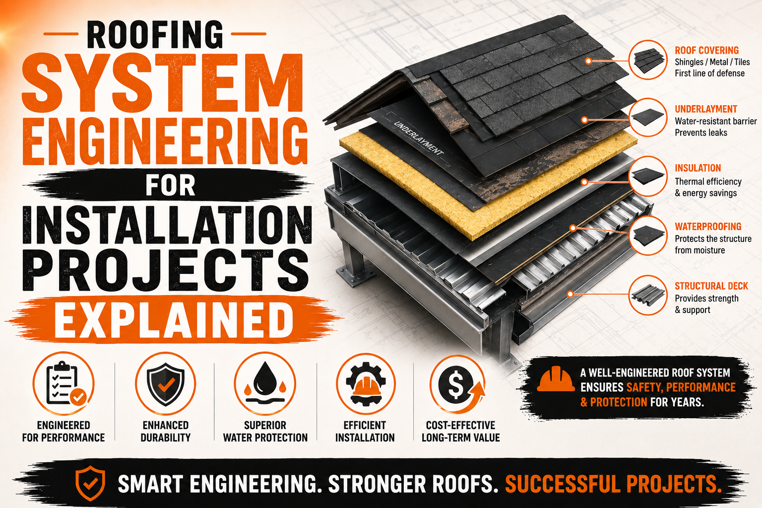 Roofing System Engineering for Installation Projects Explained
