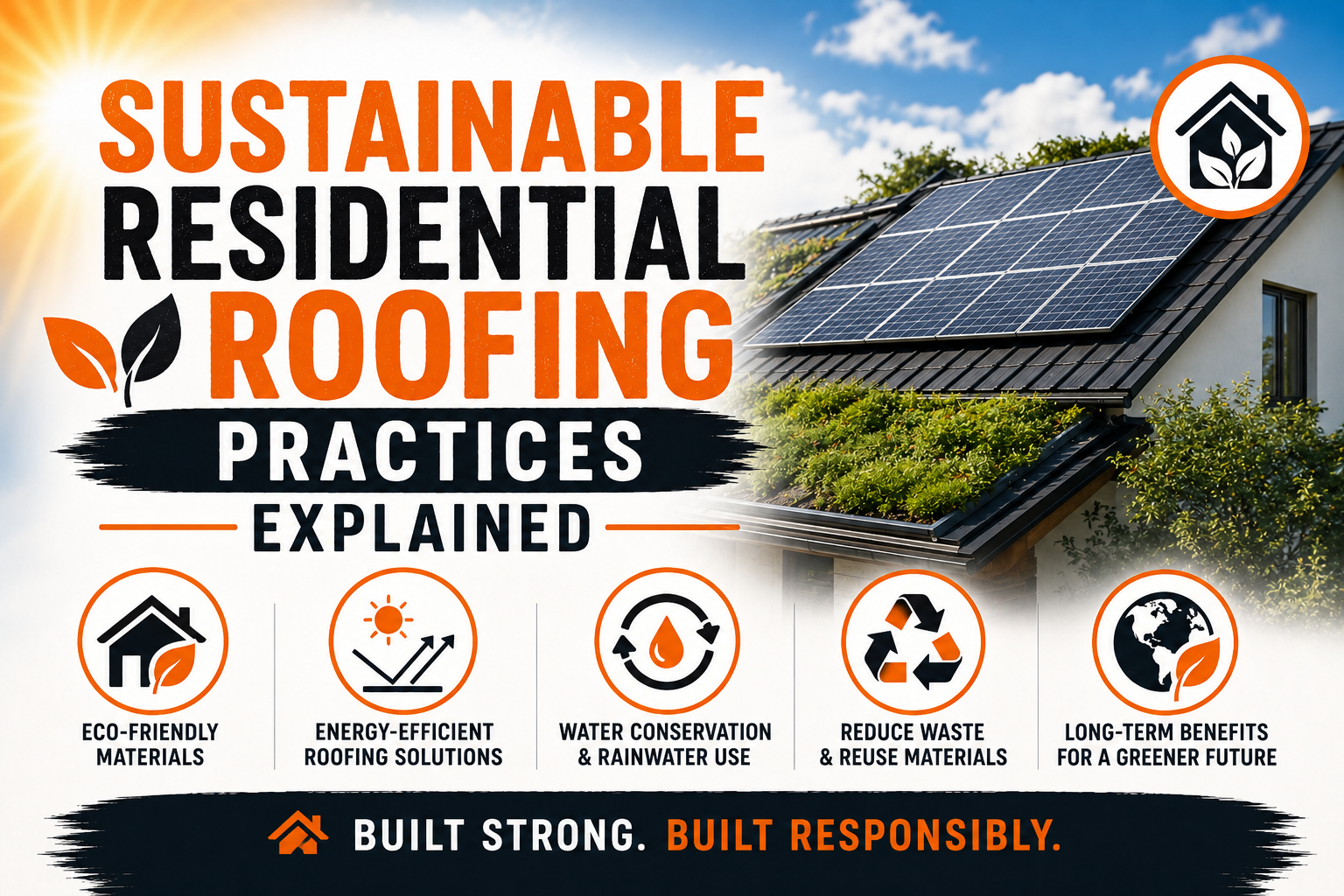 Sustainable Residential Roofing Practices Explained