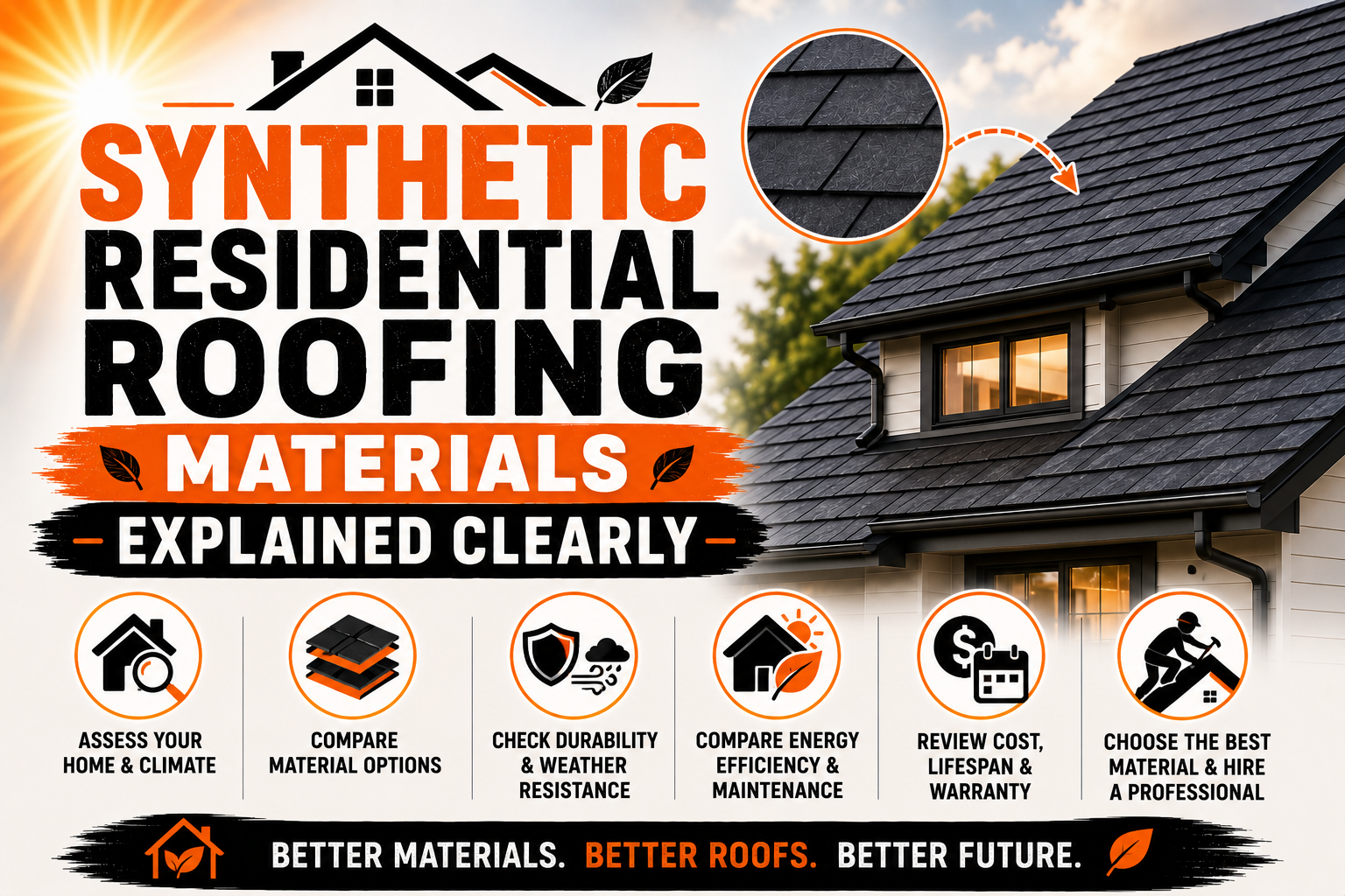 Synthetic Residential Roofing Materials Explained Clearly