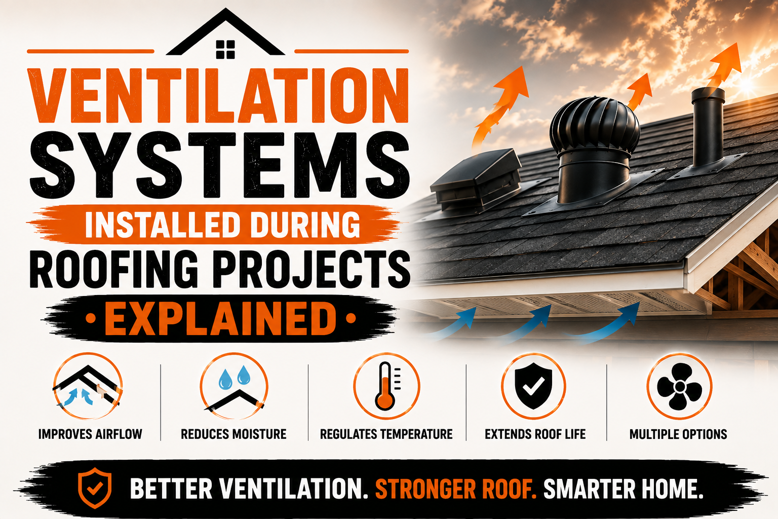 Ventilation Systems Installed During Roofing Projects Explained