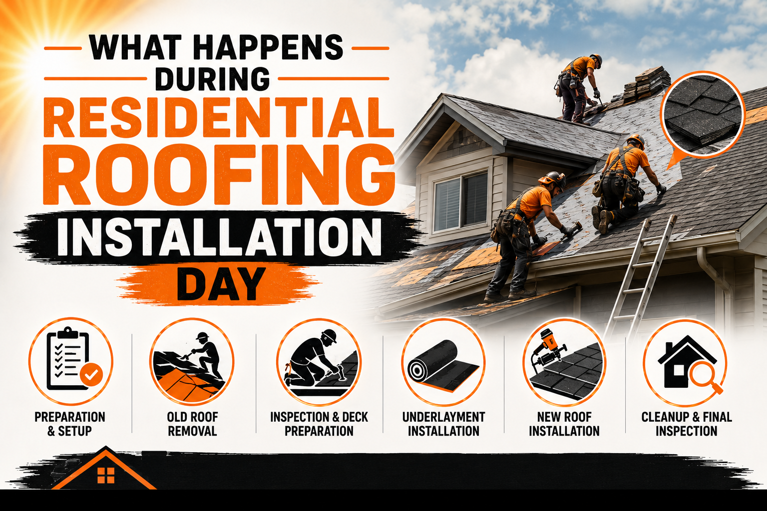 What Happens During Residential Roofing Installation Day