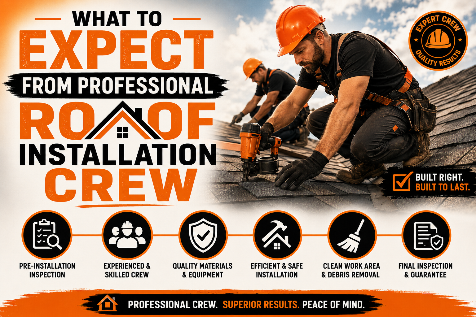 What to Expect From Professional Roof Installation Crew