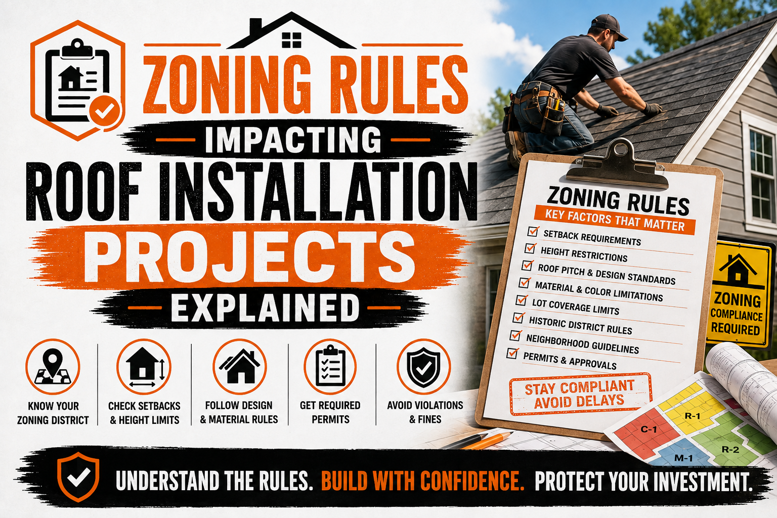Zoning Rules Impacting Roof Installation Projects Explained