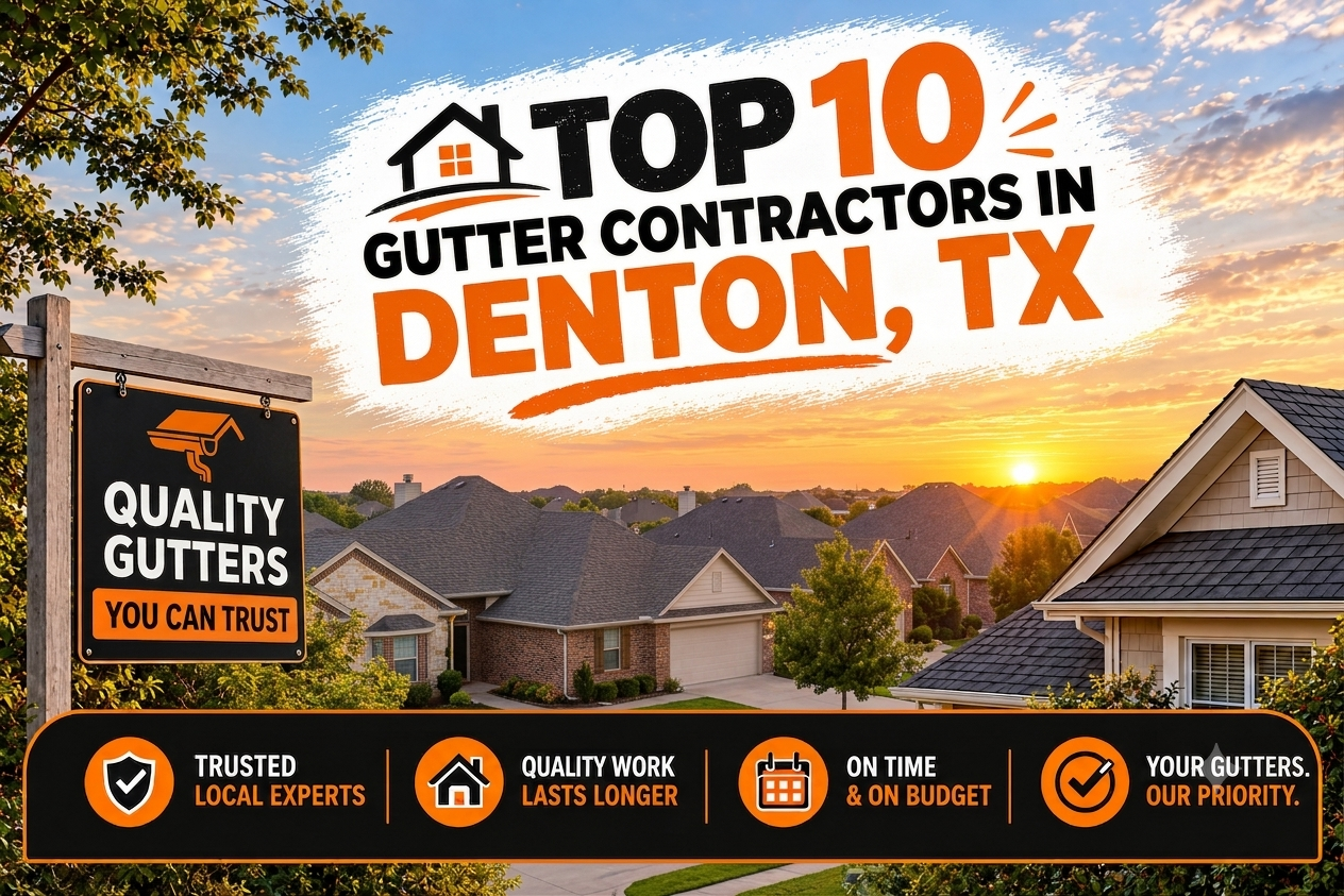 Top 10 Gutter Contractors in Denton, TX