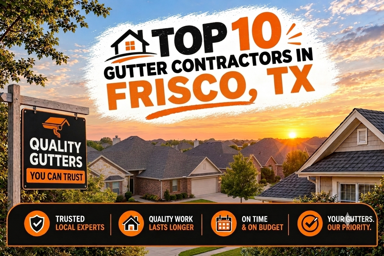 Top 10 Gutter Contractors in Frisco, TX