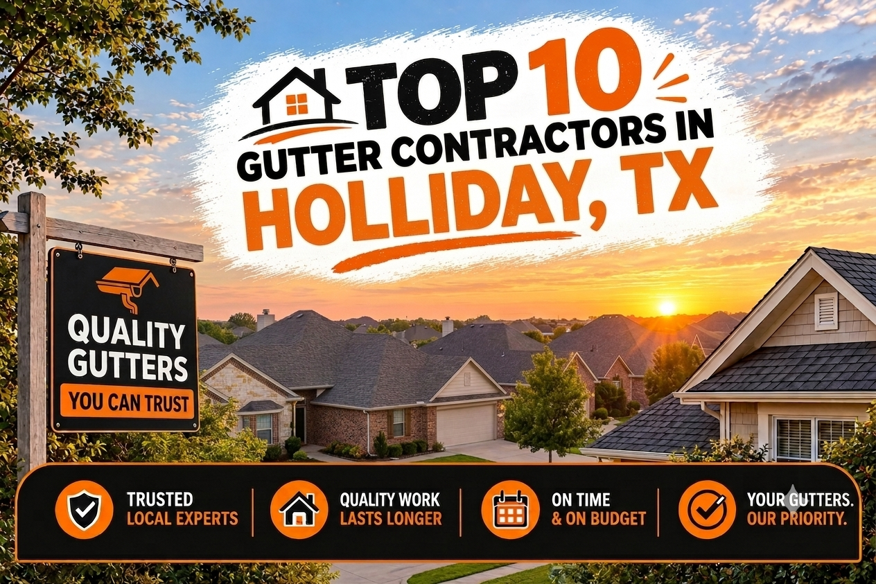 Top 10 Gutter Contractors in Holliday, TX
