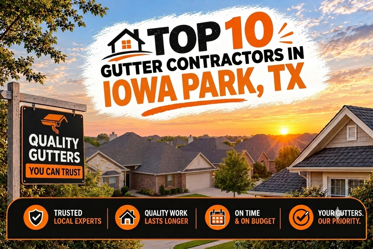 Top 10 Gutter Contractors in Iowa Park, TX