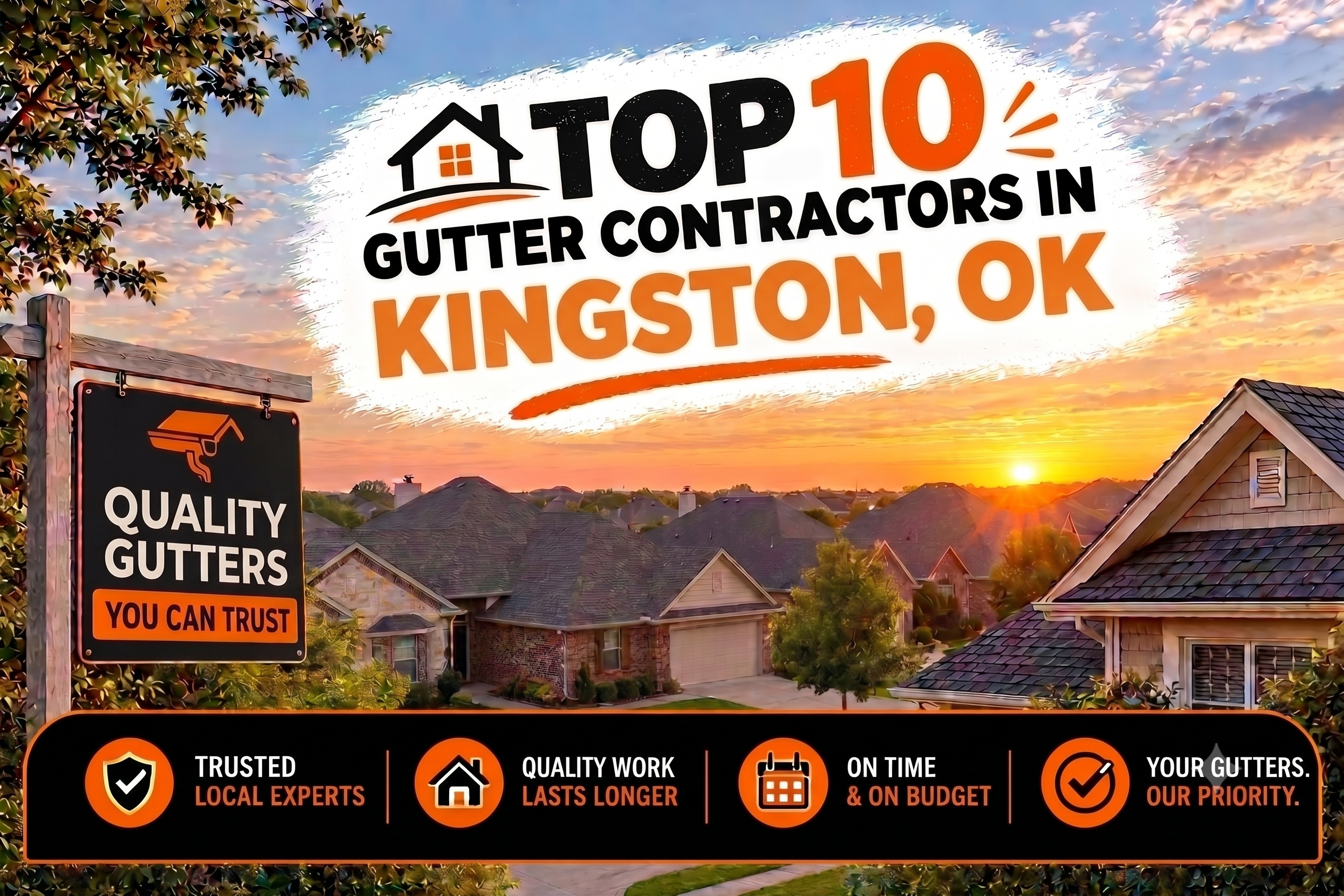 Top 10 Gutter Contractors in Kingston, OK