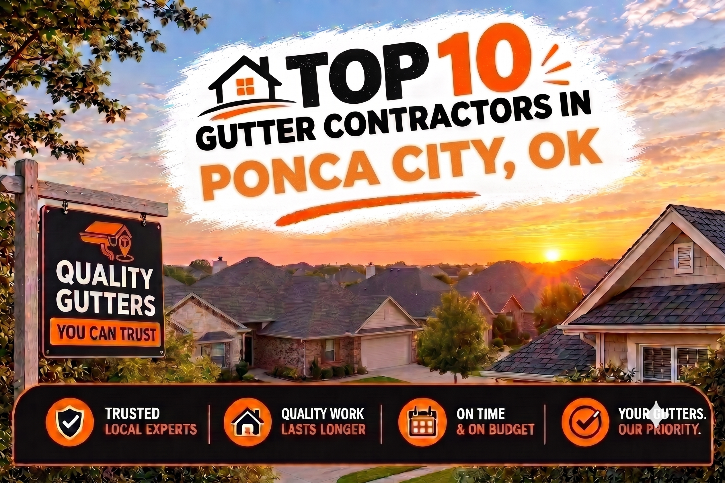 Top 10 Gutter Contractors in Ponca City, OK
