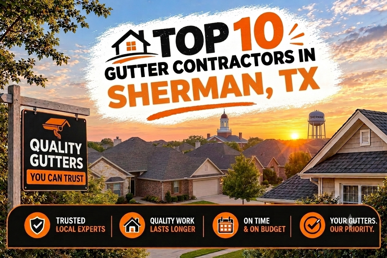 Top 10 Gutter Contractors in Sherman, TX