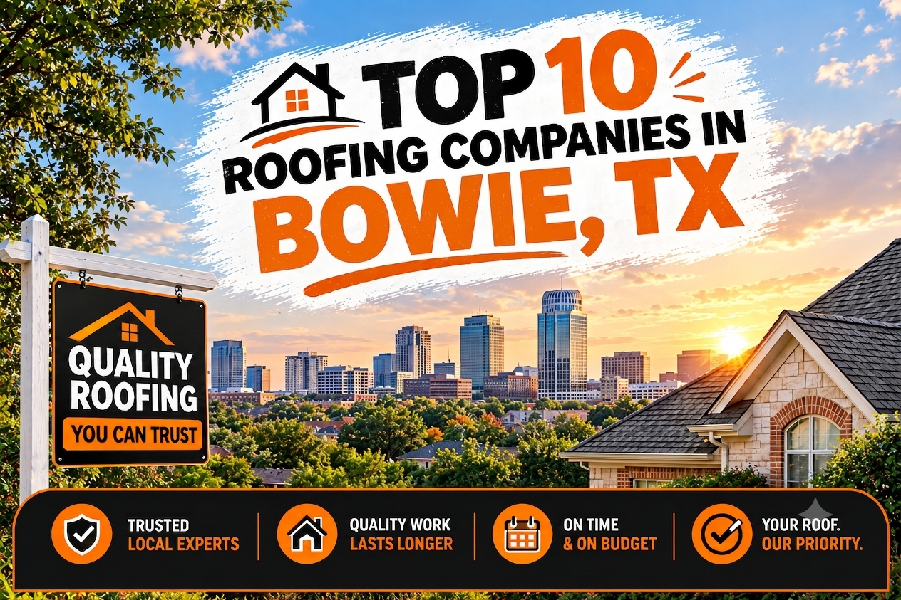 Top 10 Roofing Companies in Bowie, TX
