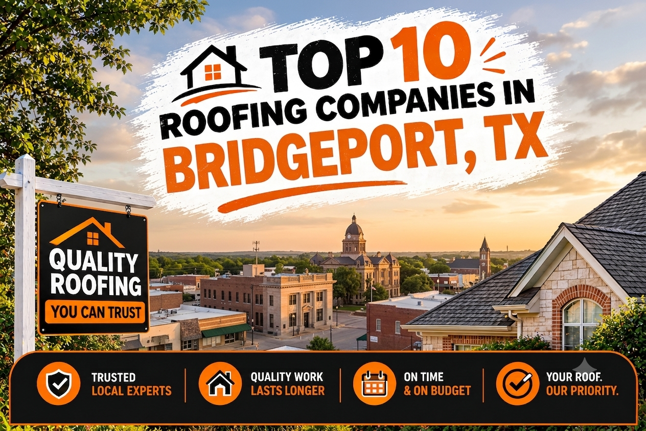 Top 10 Roofing Companies in Bridgeport, TX
