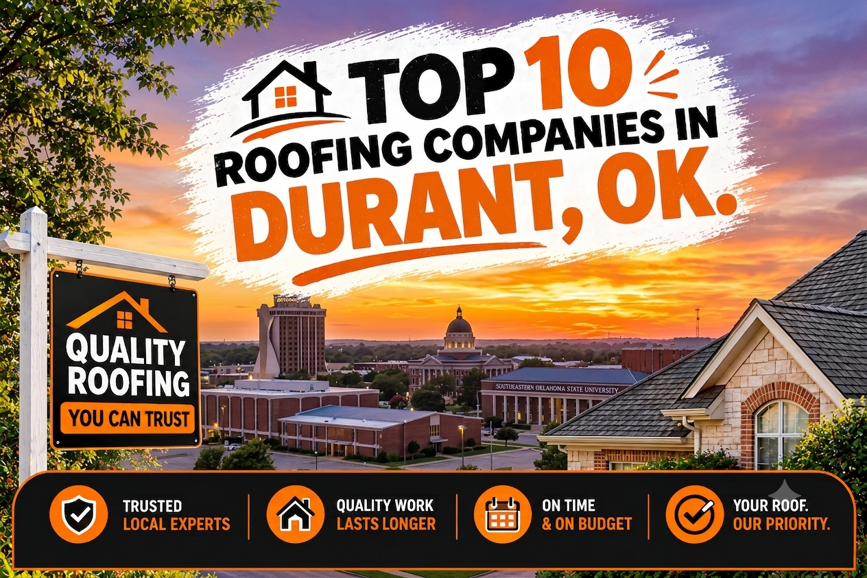 Top 10 Roofing Companies in Durant, OK