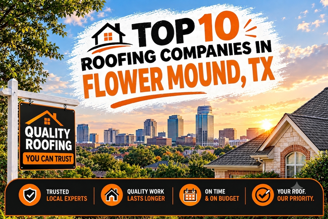 Top 10 Roofing Companies in Flower Mound, TX