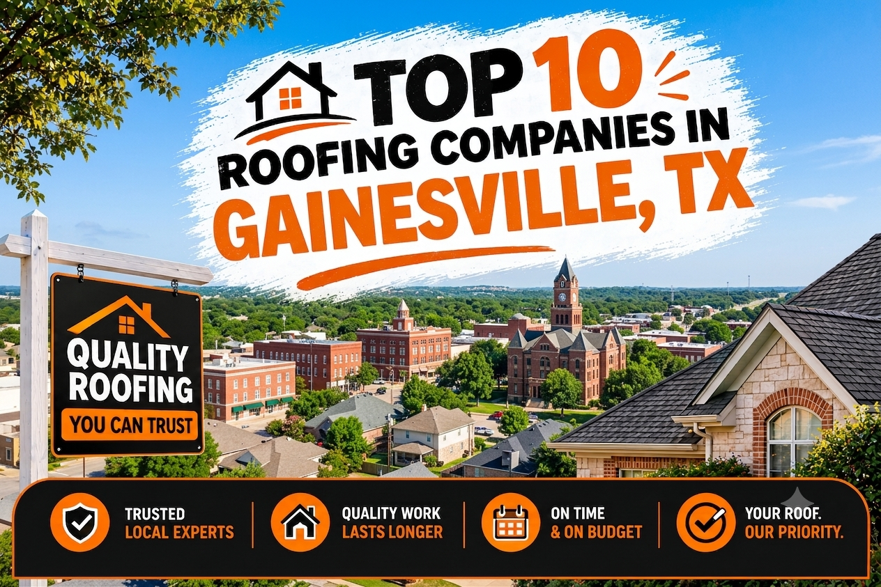 Top 10 Roofing Companies in Gainesville, TX