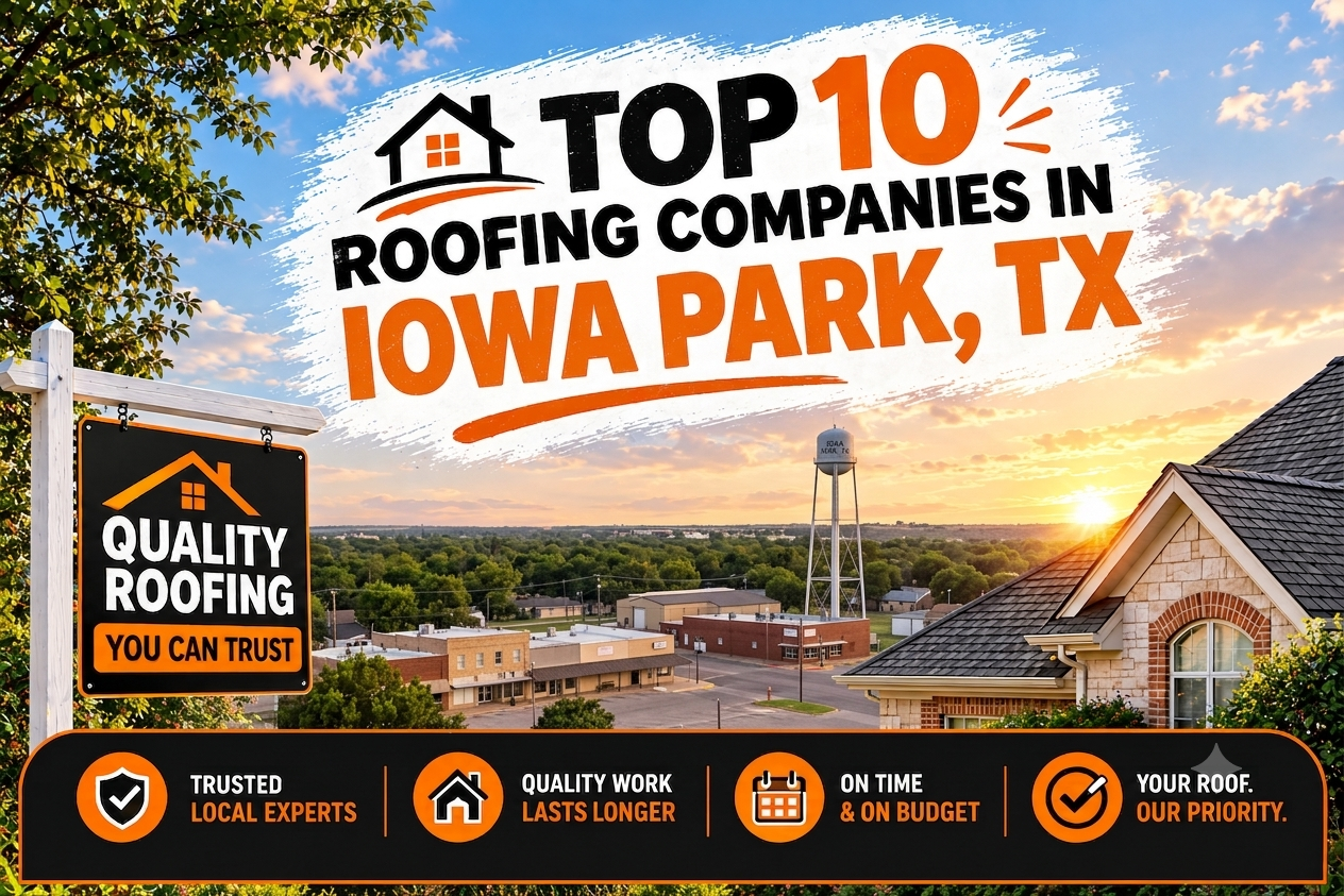 Top 10 Roofing Companies in Iowa Park, TX