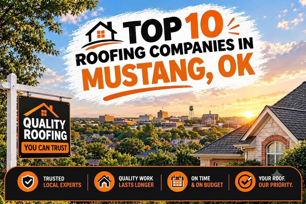 Top 10 Roofing Companies in Mustang, OK