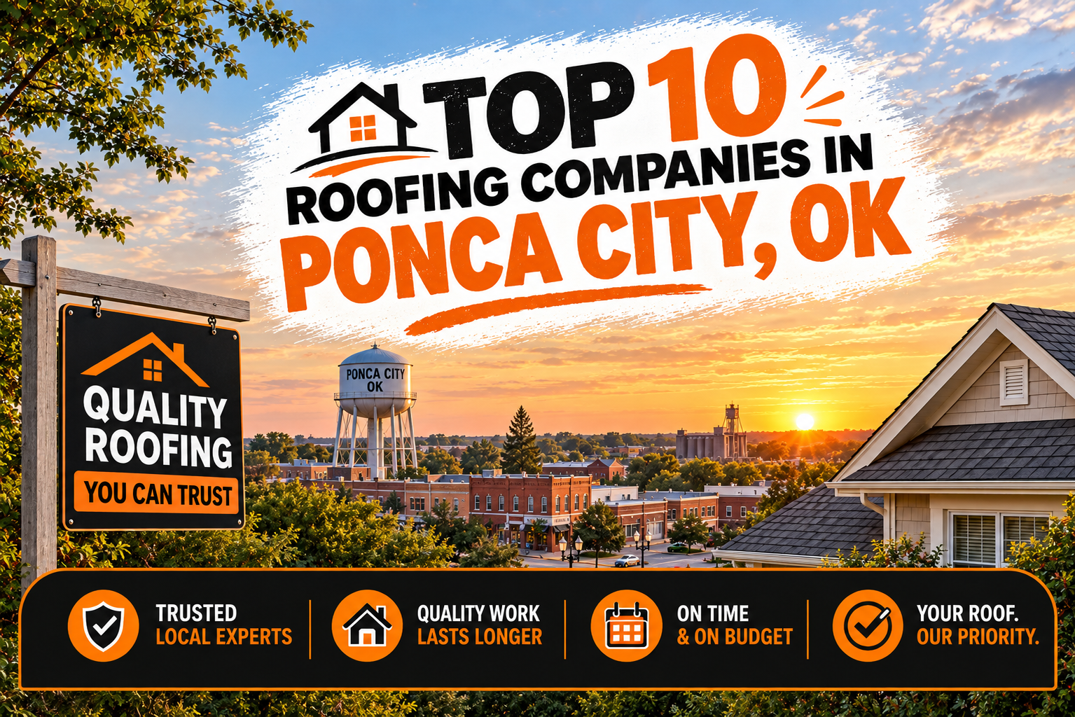 Top 10 Roofing Companies in Ponca City, OK