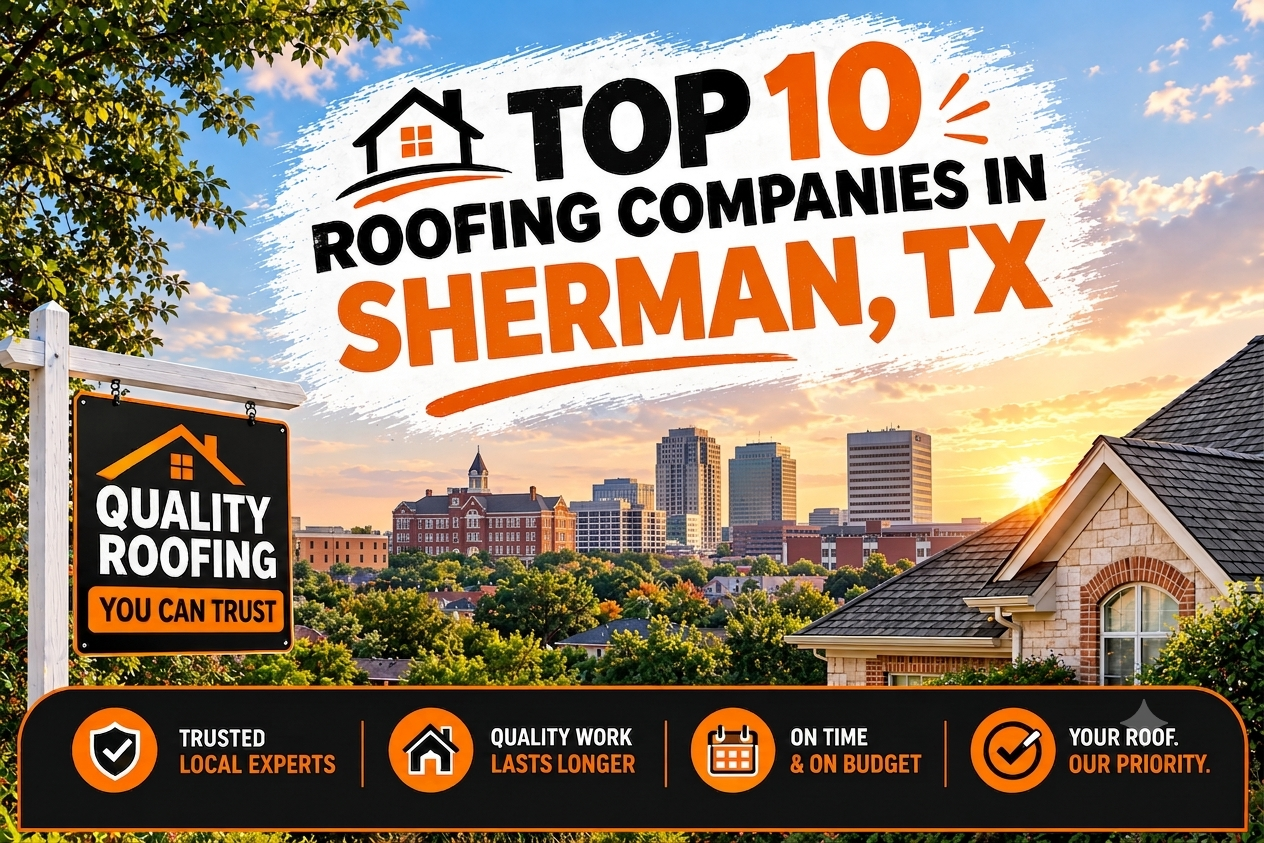 Top 10 Roofing Companies in Sherman, TX