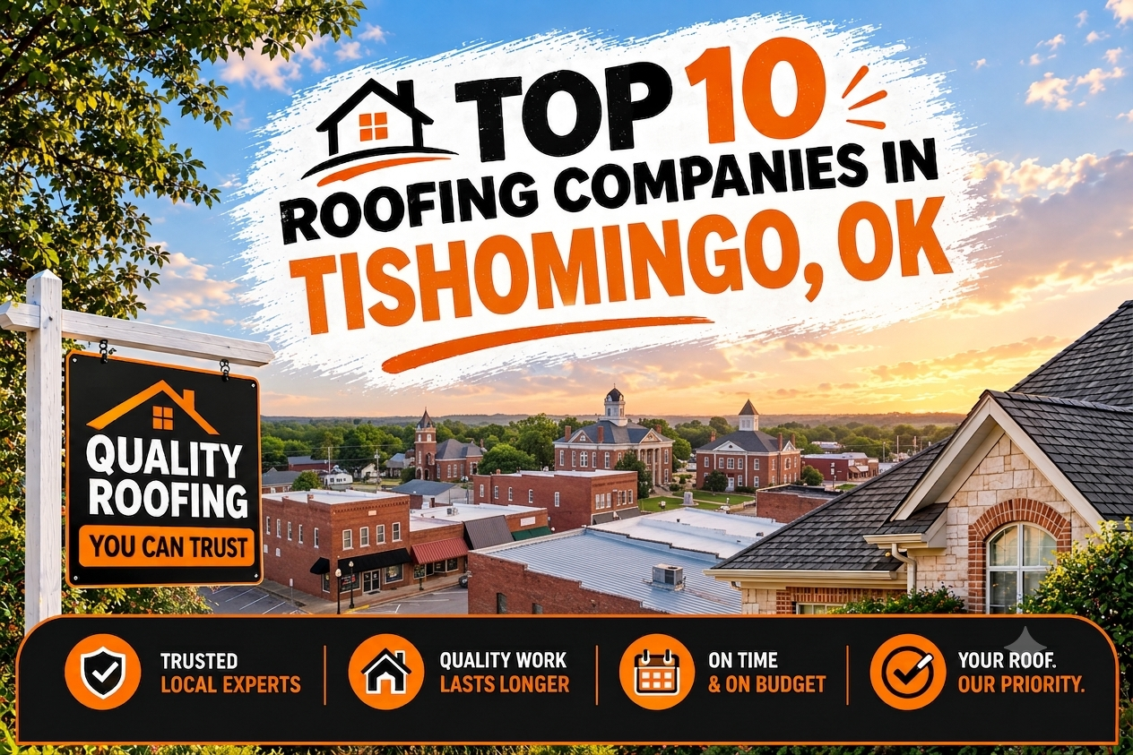 Top 10 Roofing Companies in Tishomingo, OK