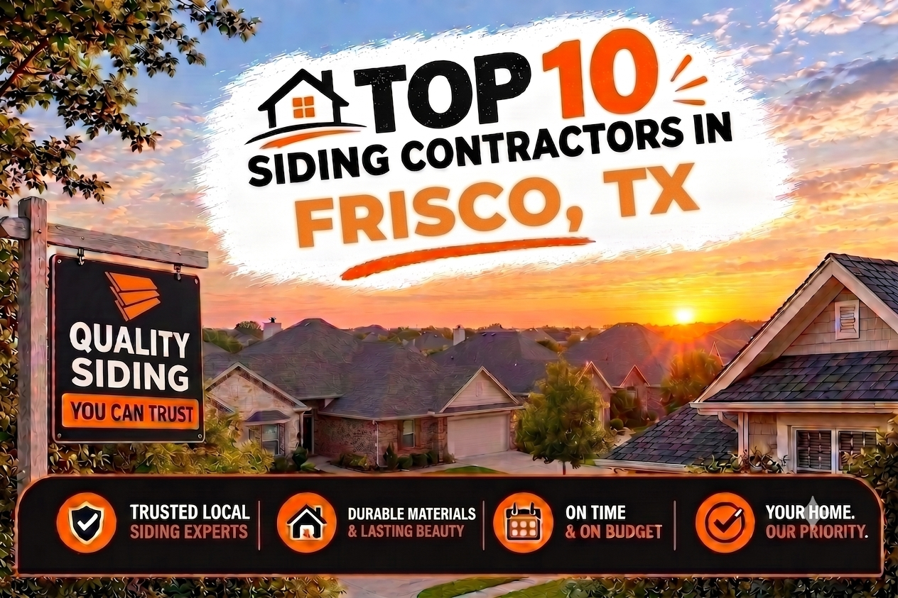 Top 10 Siding Contractors in Frisco, TX