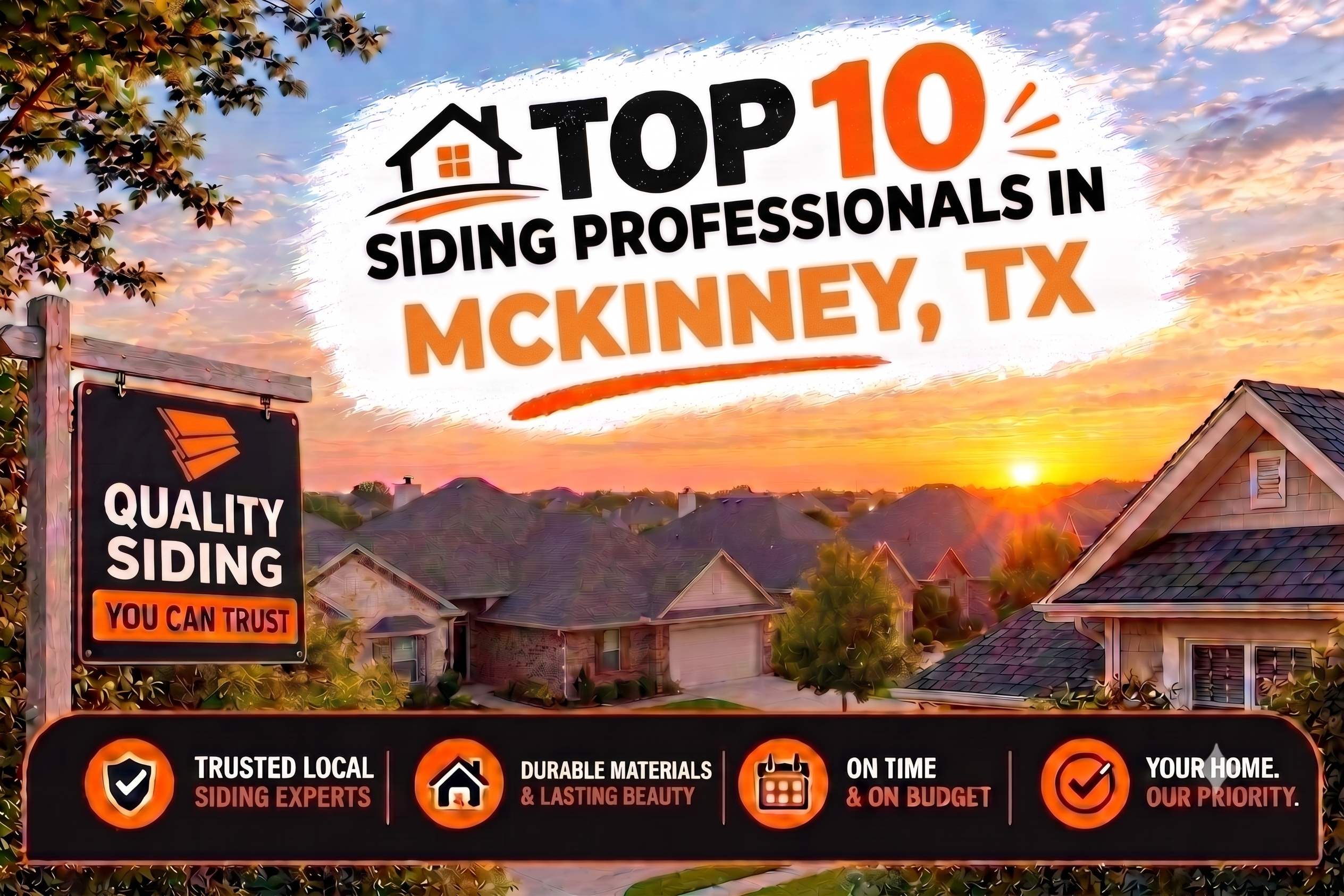 Top 10 Siding Contractors in McKinney, TX
