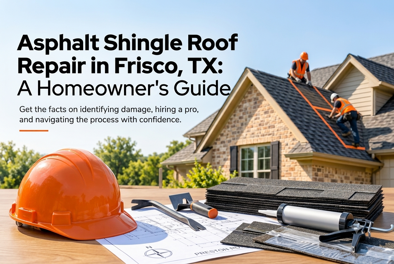 Asphalt Shingle Roof Repair in Frisco, TX: A Homeowner's Guide