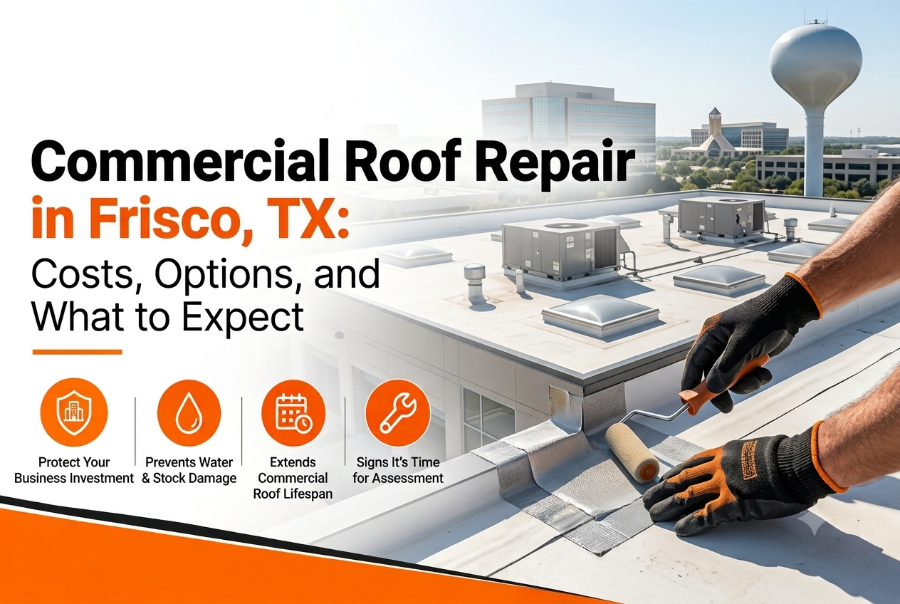 Commercial Roof Repair in Frisco, TX: Costs, Options, and What to Expect