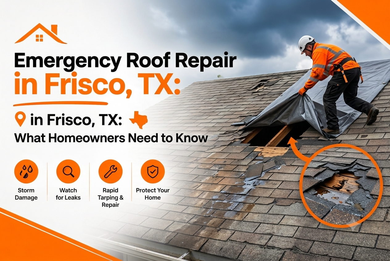 Emergency Roof Repair in Frisco, TX: What Homeowners Need to Know