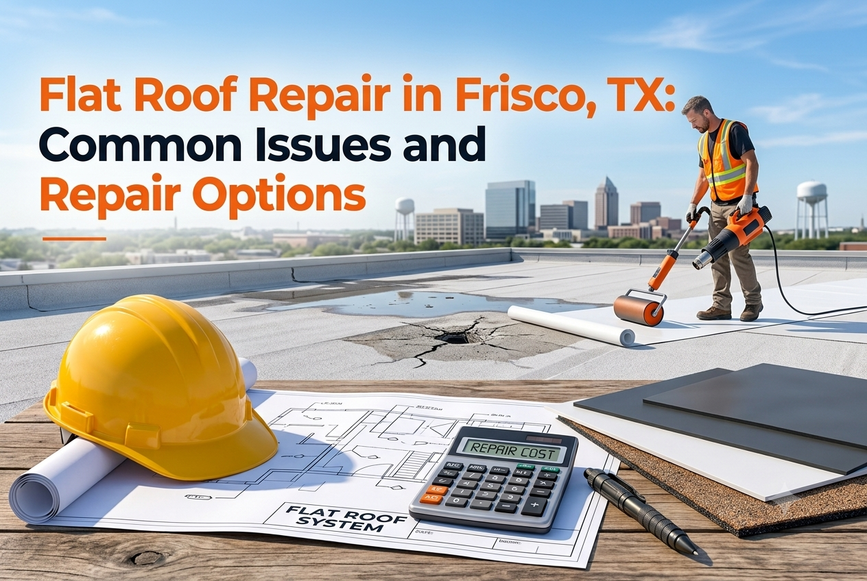 Flat Roof Repair in Frisco, TX: Common Issues and Repair Options