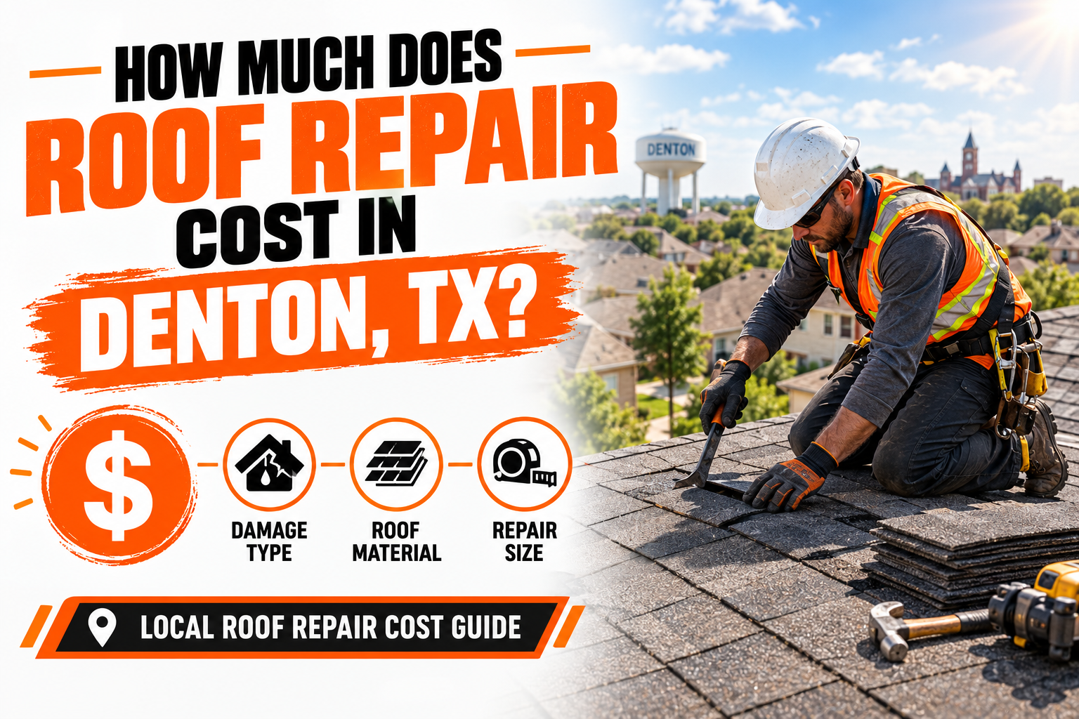 How Much Does Roof Repair Cost in Denton, TX