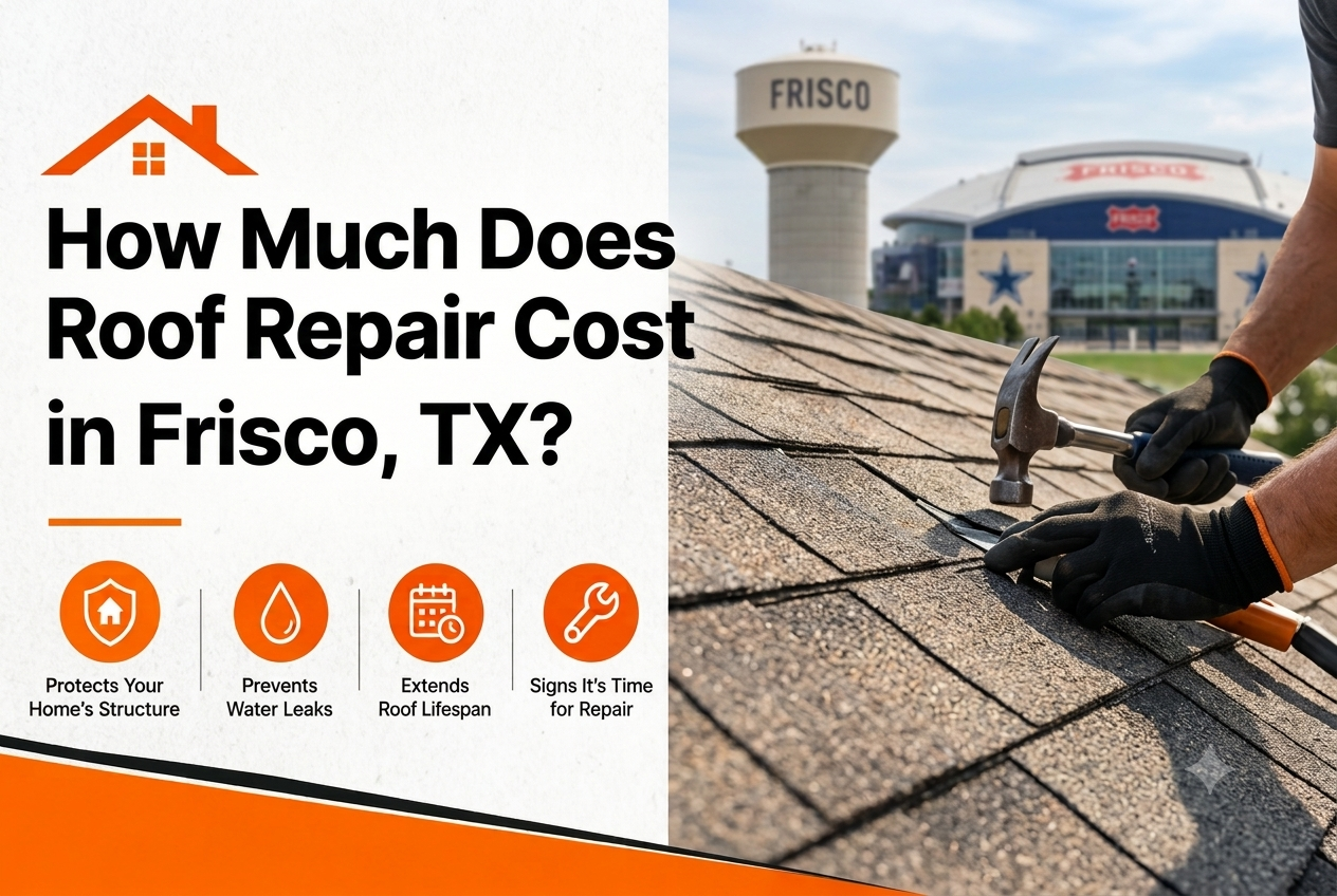 How Much Does Roof Repair Cost in Frisco, TX?